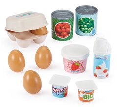 Nákupní košík Grocery Basket 100% Chef Écoiffier s potravinami 11 doplňků od 18 měsíců