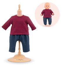 Set hăinuță Striped T-shirt&Pants Corolle pentru păpușa de jucărie de 30 cm de la 18 luni