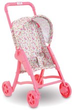 Cărucior sport cu baldachin pliabil Stroller Floral Corolle pentru păpușă de 30 cm de la 18 luni CO110810