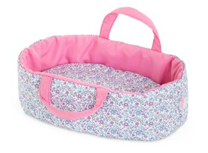 Přenosná postýlka pro panenku Flowered Carry Bed Corolle pro 30 cm panenku od 18 měs