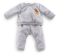 Tepláková súprava pre bábiku Grey Joggings Little Explorer Mon Premier Poupon Corolle pre 30 cm bábiku od 18 mes