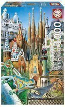 Puzzle Miniature Series - Collage Educa 1000 dielov od 12 rokov