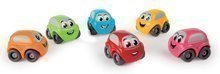 Autíčko Vroom Planet Smoby rôzne farby dĺžka 7 cm na karte od 12 mes