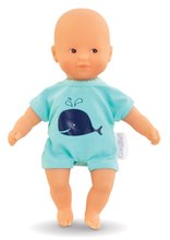 Játékbaba Mini Bath Blue Corolle barna szemekkel és uszonyokkal 20 cm 18 hó-tól
