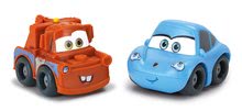 Mașinuțe de 2 feluri Vroom Planet Cars Smoby în ambalaj de cadou maro și albastru de la 12 luni