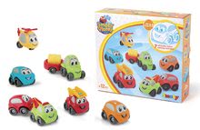 Mașinuțe Vroom Planet Collector Box Smoby cu tractor 7 bucăți personale și de lucru de la 12 luni