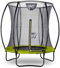 Trambulin védőhálóval Silhouette trampoline Exit Toys kerek 183 cm átmérővel zöld