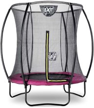 Trampolína s ochrannou sieťou Silhouette trampoline Exit Toys okrúhla priemer 183 cm ružová