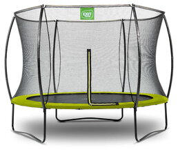 Trampolína s ochrannou sieťou Silhouette trampoline Exit Toys okrúhla priemer 244 cm zelená ET12930840