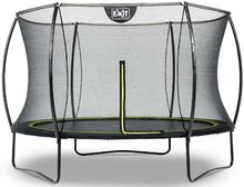 Trambulin védőhálóval Silhouette trampoline Exit Toys kerek 305 cm átmérővel fekete