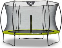 Trambulin védőhálóval Silhouette trampoline Exit Toys kerek 305 cm átmérővel zöld