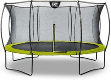 Trambulin védőhálóval Silhouette trampoline Exit Toys kerek 366 cm átmérővel zöld