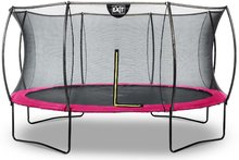 Trampolína s ochrannou sieťou Silhouette trampoline Pink Exit Toys okrúhla priemer 427 cm ružová