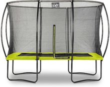 Trambulin védőhálóval Silhouette trampoline Exit Toys 214*305 cm zöld