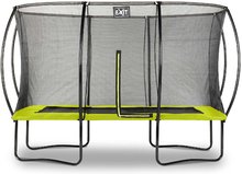 Trambulin védőhálóval Silhouette trampoline Exit Toys 244*366 cm zöld