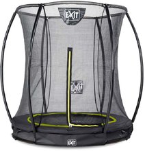 Trambulin védőhálóval Silhouette Ground Exit Toys talajmenti 183 cm átmérővel fekete