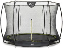 Trambulin védőhálóval Silhouette Ground Exit Toys talajmenti 244 cm átmérővel fekete