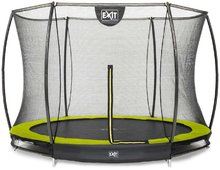 Trampolína s ochrannou sieťou Silhouette Ground Exit Toys prízemná priemer 244 cm zelená