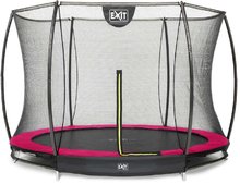 Trampolína s ochrannou sieťou Silhouette Ground Pink Exit Toys prízemná priemer 244 cm ružová