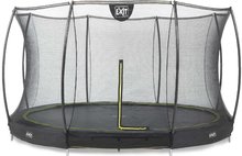 Trampolína s ochrannou sieťou Silhouette Ground Exit Toys prízemná priemer 366 cm čierna