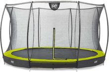 Trampolína s ochrannou sieťou Silhouette Ground Exit Toys prízemná priemer 427 cm zelená