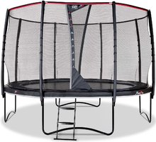 Trambulin védőhálóval és létrával PeakPro Black Exit Toys kerek átmérője 366 cm fekete