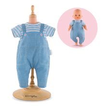 Ruházat Striped T-shirt&Overall Mon Grand Poupon Corolle 36 cm játékbabának 24 hó-tól CO140080