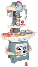 Bucătărie didactică pentru cei mici Cooky Kitchen Little Smoby cu cuburi si vase pentru bucatarie de la 18 luni