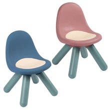 Scăunel pentru copii 2 bucăți Chair Little Smoby albastru și roz cu filtru UV capacitate maximă admisă 50 kg înălțimea scaunului 27 cm de la 18 luni S