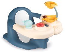 Scaun de baie Baby Bath Time Little Smoby cu ventuze și jucării de apă de la 6 luni