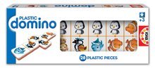 Hra domino Plastic Educa 28 ks so zvieratkami