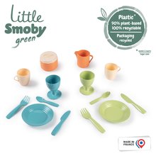 Vase de bucătărie din trestie de zahăr Bio Sugar Cane Kitchen Set Little Smoby sed 14 piese Green 100% reciclabil de la 18 luni