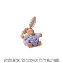 Plüss nyuszi Plume-Lilac Rabbit Kaloo 18 cm ajándékdobozban legkisebbeknek lila