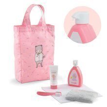 Geantă cosmetică Baby Care Mon Grand Poupon Corolle cu 6 accesorii roz pentru păpușile de 36-42 cm de la 24 luni