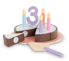 Szülinapi torta Wooden Birthday Cake Corolle 36-42 cm játékbabának 18 kiegészítő 24 hó-tól CO141280
