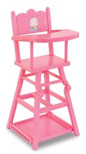 Scaun de masă High Chair Pink Corolle pentru păpușă de 36-42 cm roz