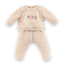 Tepláková súprava pre bábiku Beige Tracksuit Mon Grand Poupon Corolle pre 36 cm bábiku od 24 mes