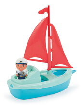 Plachetnica s námorníkom Écoiffier dĺžka 24,5 cm tyrkysová od 18 mes ECO145-C