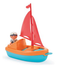 Plachetnica s námorníkom Écoiffier dĺžka 24,5 cm) oranžová od 18 mes ECO145-D