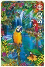 Puzzle Genuine Bird Tropical Land Educa 500 de piese de la vârsta de 11 ani