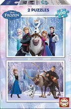 Puzzle pro děti Frozen - Ledové království Educa 2 x 100 dílků od 5 let