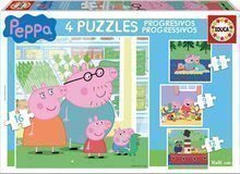 Puzzle Peppa Pig Educa progresivní 6+9+12+16 dílků
