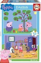 Puzzle Peppa Pig Educa 2x 48 dielov od 5 rokov