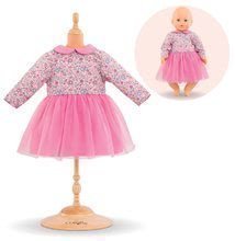 Oblečení Dress Long Sleeves Pink Mon Grand Poupon Corolle pro 42 cm panenku od 24 měs