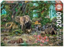 Puzzle African Jungle Educa 2000 dielov od 13 rokov