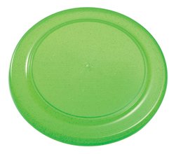 Lietajúci tanier Écoiffier s trblietkami priemer 23 cm zelený od 18 mes