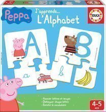 Oktatójáték Tanuljuk az ABC-t Peppa Pig Educa ábrákkal és betűkkel 78 darabos 4-5 éves korosztálynak