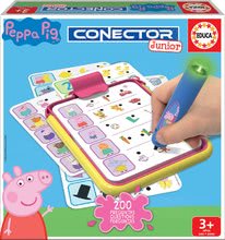 Conector Junior Peppa Pig Educa 40 de cărţi şi 200 de întrebări cu stilou inteligent