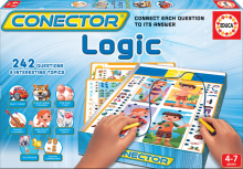 Spoločenská hra Conector Logické myslenie Educa 242 otázok v angličtine od 4 rokov