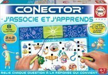 Náučná hra Conector J'associe et J'apprends Educa francúzsky 242 otázok od 4 - 7 rokov EDU17316
